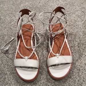 NWOT white Frye Miranda gladiator sandals mint